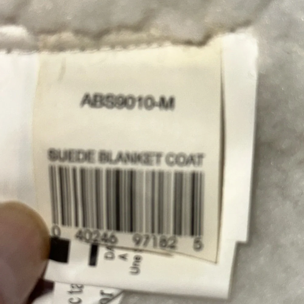 DMC Suede Sherpa Lined Blanket Coat for Dog Medium NWOT